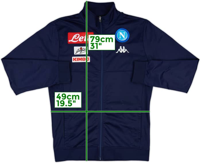 2015-16 Napoli Macron Track Jacket - 8/10 - (L)