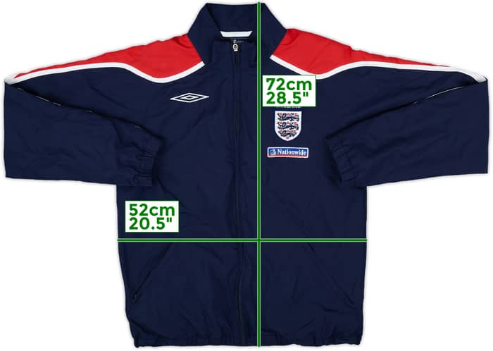2007-09 England Umbro Track Jacket - 8/10 - (S)