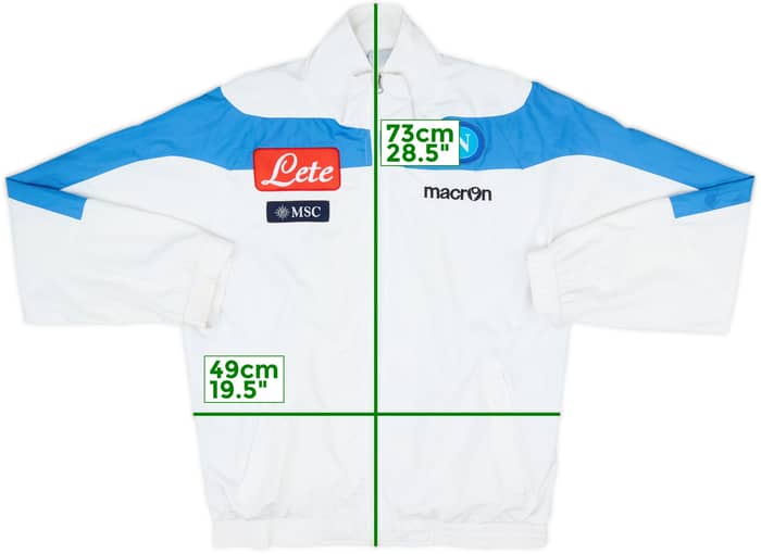 2012-13 Napoli Macron Track Jacket - 6/10 - (L)