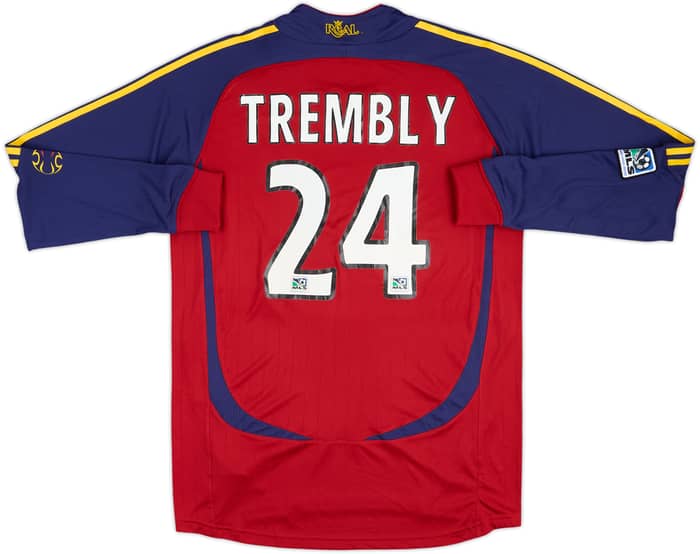 2006 Real Salt Lake Match Issue Home L/S Shirt Trembly #24