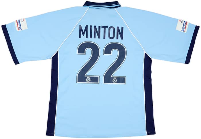 2001–02 Rotherham United Match Issue Away Shirt Minton #22