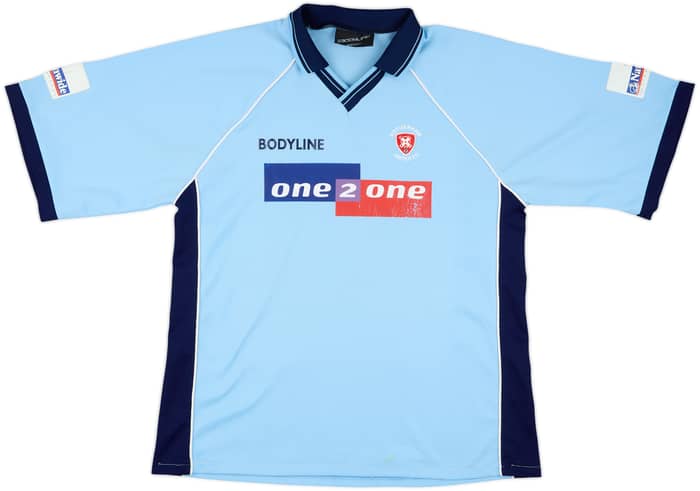2001–02 Rotherham United Match Issue Away Shirt Minton #22