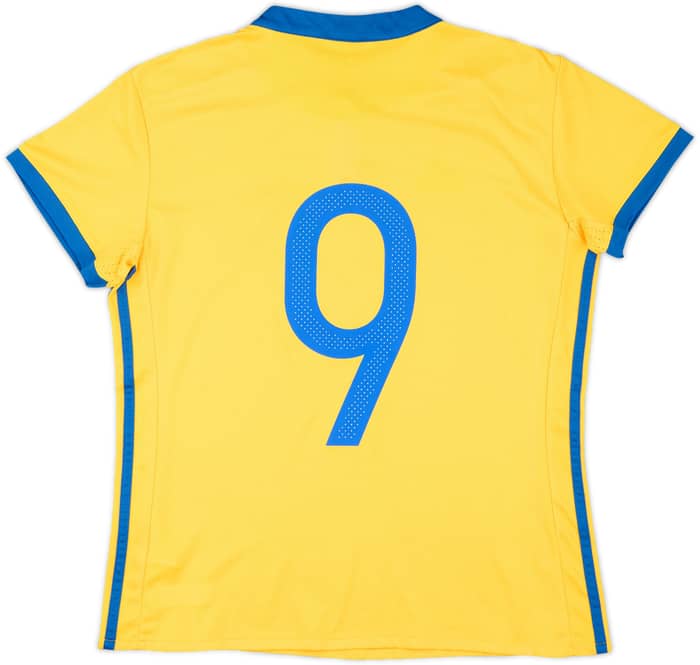 2017 Sweden Women's Match Issue Home Shirt #9