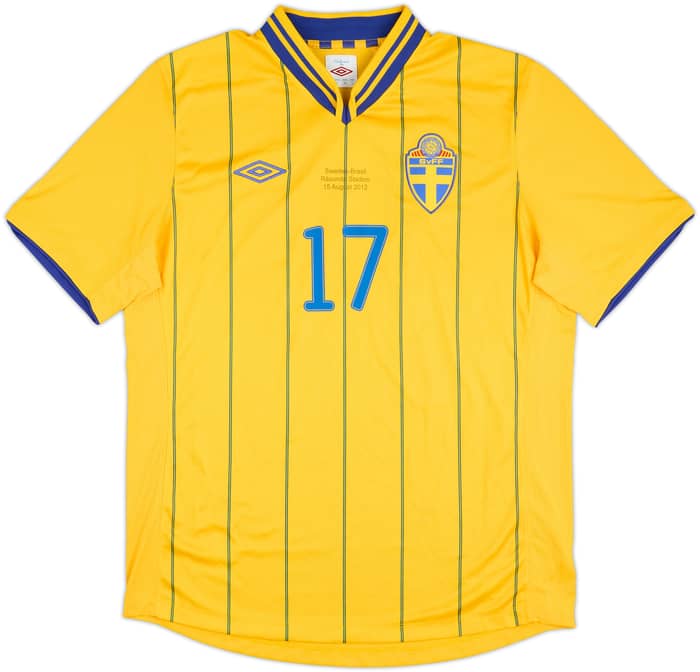 2012 Sweden Player Issue Home Shirt Gerndt #17 - 8/10 - (L)
