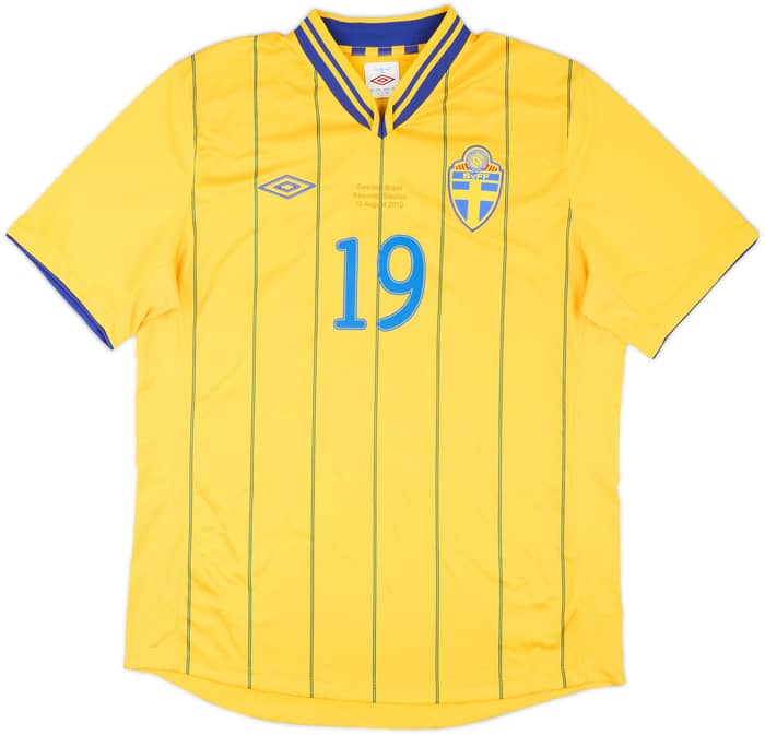 2012 Sweden Match Issue Home Shirt Bajrami #19