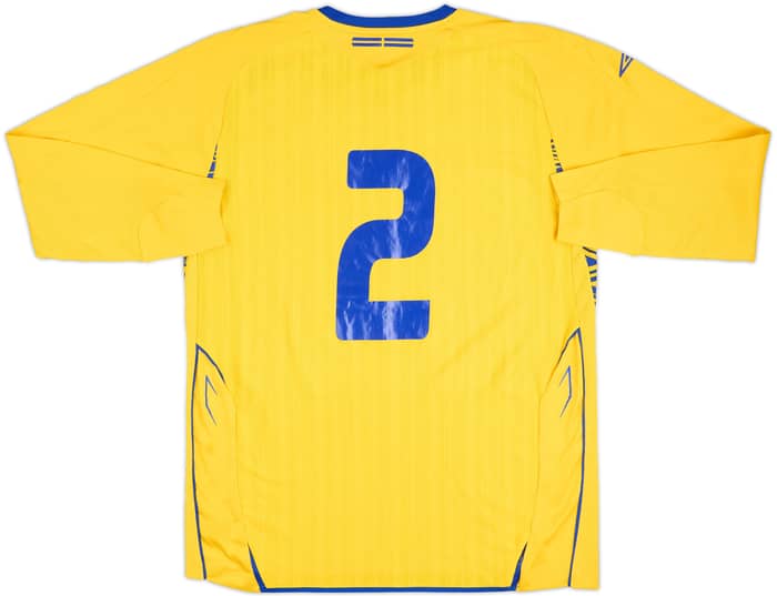 2008-09 Sweden Match Issue Home L/S Shirt #2