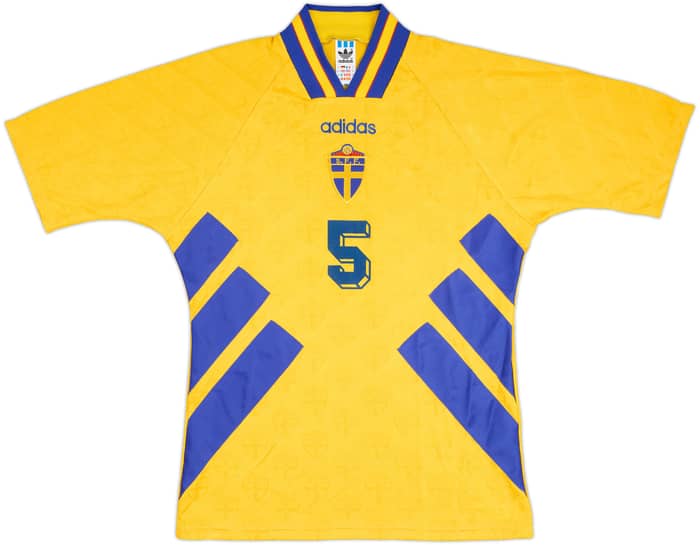 1994-96 Sweden Match Issue Home Shirt #5 (Lucic)