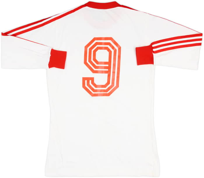 1976 Switzerland U-21 Match Issue Home L/S Shirt #9