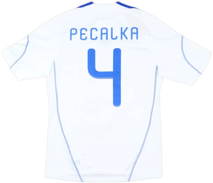2010-11 Slovakia Match Issue Signed Home Shirt Pecalka #4