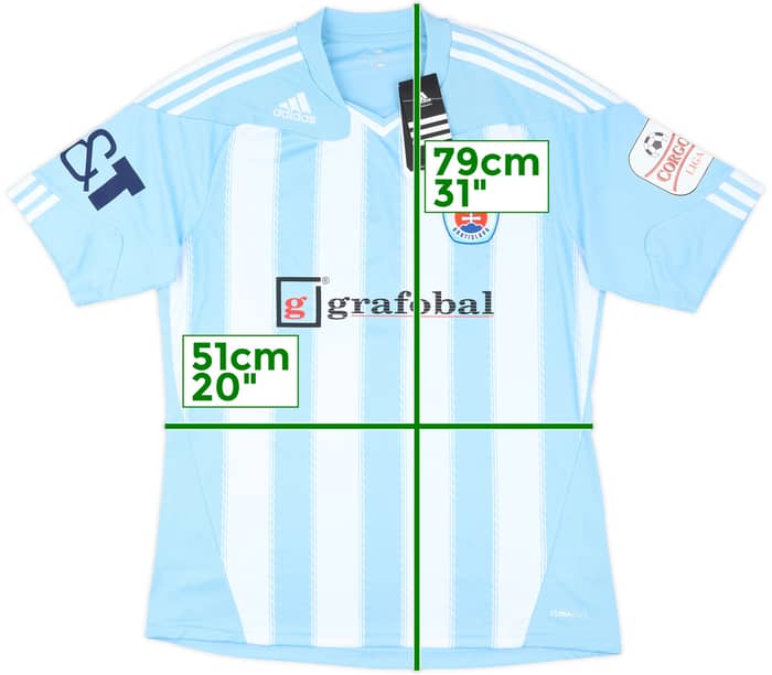 2011-12 Slovan Bratislava Player Issue Home Shirt #17 (L)