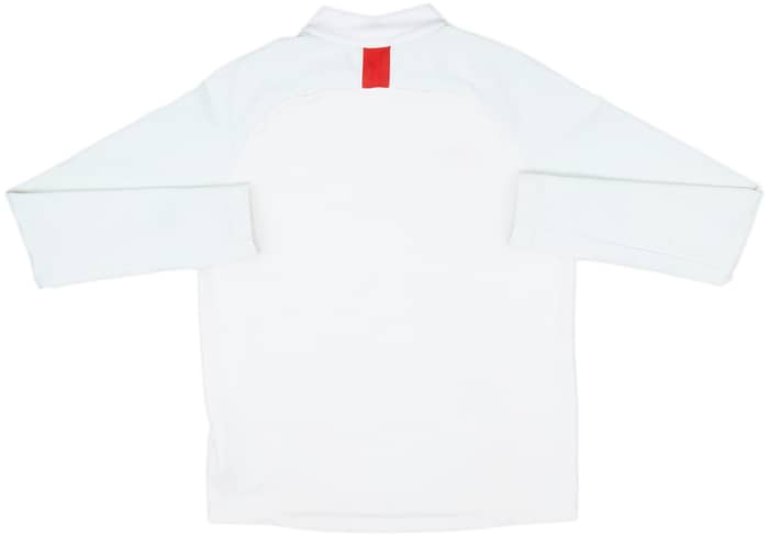 2019-20 Paris Saint-Germain Nike Vaporknit 1/4 Zip Drill Top - 8/10 - (XL.Boys)