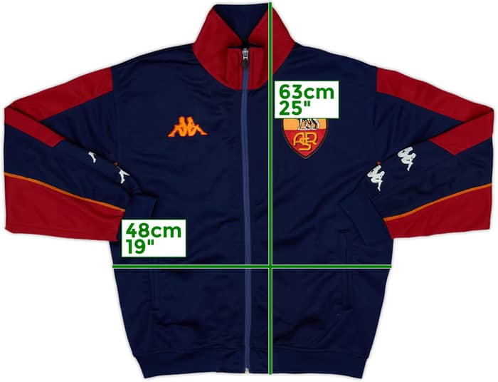 2002-03 Roma Kappa Track Jacket - 8/10 - (XL.Boys)