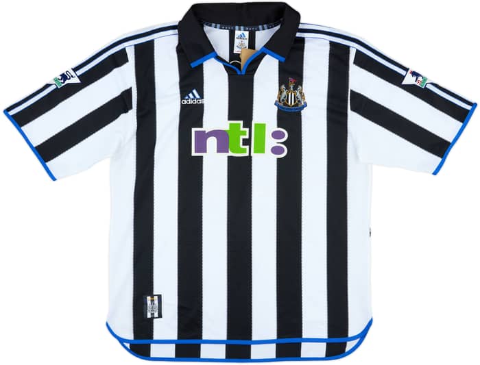2000-01 Newcastle Signed Home Shirt Quinn #14