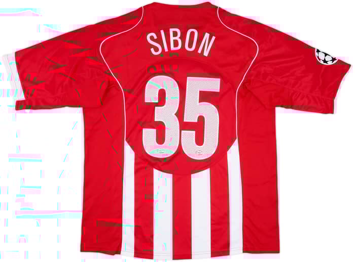 2004-06 PSV Match Issue Champions League Home Shirt Sibon #35