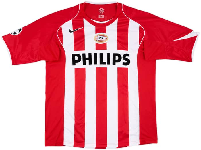 2004-06 PSV Match Issue Champions League Home Shirt Sibon #35