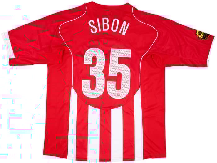 2005-06 PSV Match Issue Home Shirt Sibon #35