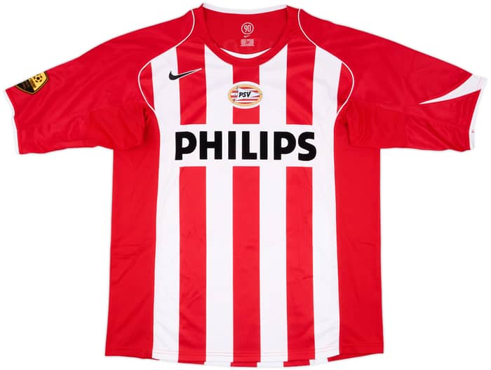 2005-06 PSV Match Issue Home Shirt Sibon #35
