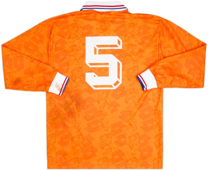 1994 Netherlands Match Issue Home L/S Shirt #5 (Witschge)