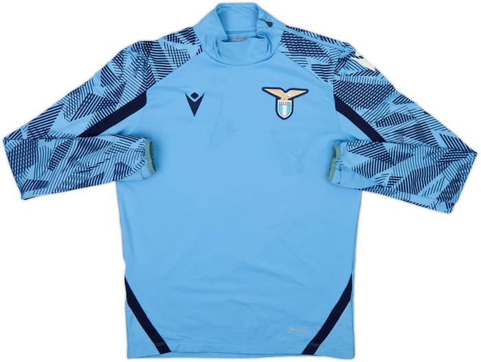 2021-22 Lazio Macron 1/4 Zip Drill Top - 6/10 - (S)