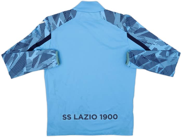 2021-22 Lazio Macron 1/4 Zip Drill Top - 6/10 - (S)