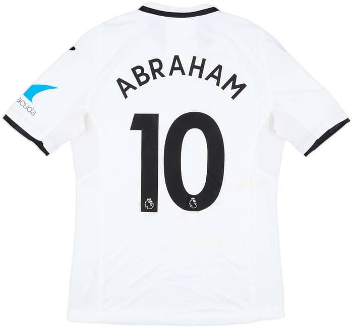2017-18 Swansea Match Worn Home Shirt Abraham #10