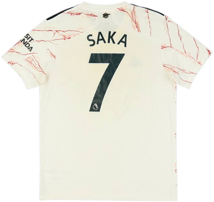 2020-21 Arsenal Away Shirt Saka #7 - 5/10 - (L)