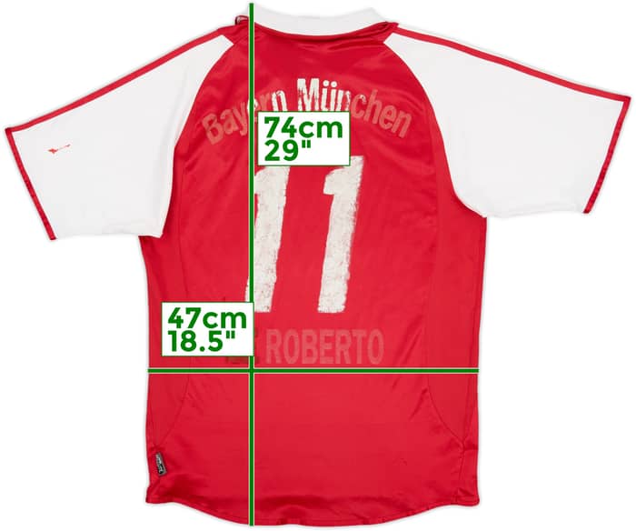 2003-04 Bayern Munich Home Shirt Ze Roberto #11 - 3/10 - (S)