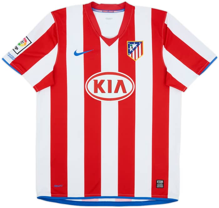 2008-09 Atletico Madrid Home Shirt - 5/10 - (L)