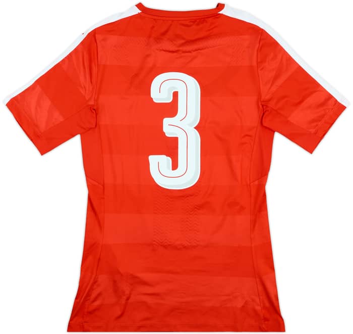 2016-17 Switzerland Match Issue Home Shirt #3