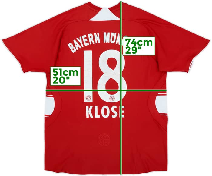 2008-09 Bayern Munich Home Shirt Klose #18 - 6/10 - (XL.Boys)