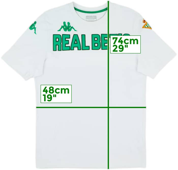2019-20 Real Betis Kappa Cotton Tee - 7/10 - (M)