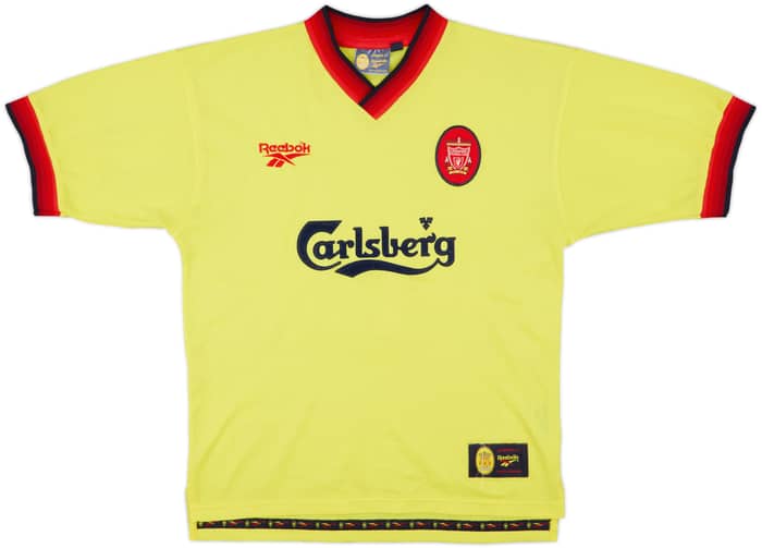 1997-99 Liverpool Away Shirt Berger #15 - 9/10 - (M)