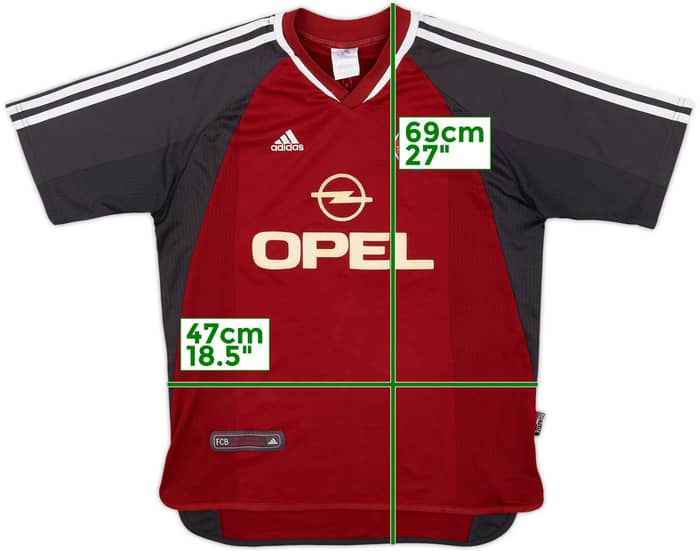 2001-02 Bayern Munich Home Shirt - 7/10 - (XL.Boys)