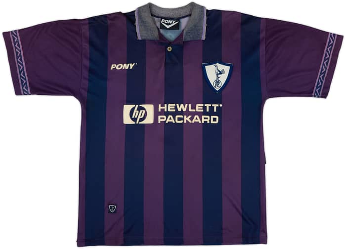 1995-97 Tottenham Away Shirt Sheringham #10 - 5/10 - (L)