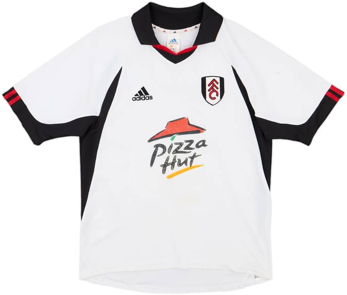 2001-02 Fulham Home Shirt Saha #20 - 8/10 - (S)