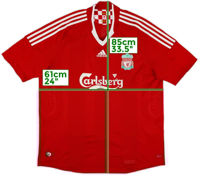 2008-10 Liverpool Home Shirt - 5/10 - (XL)