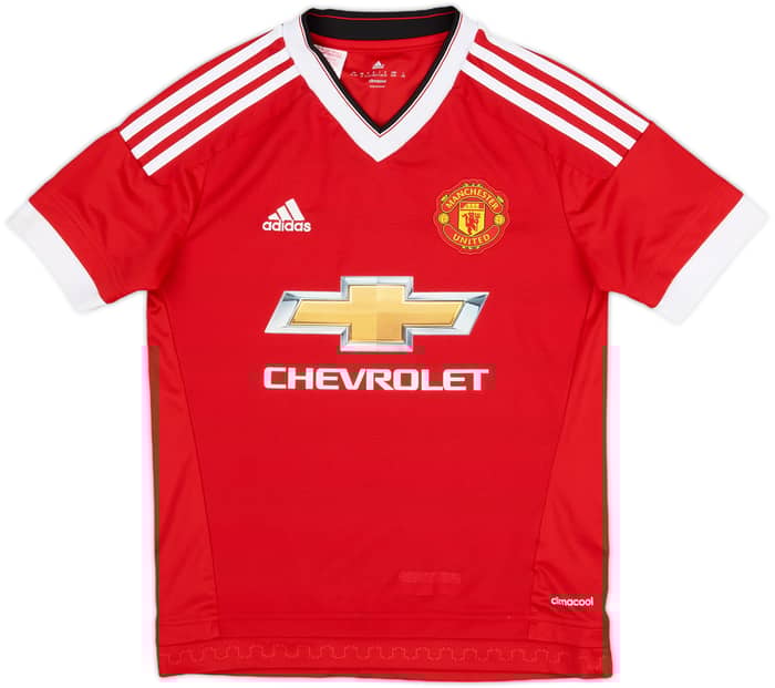 2015-16 Manchester United Home Shirt Rooney #10 - 9/10 - (M.Boys)