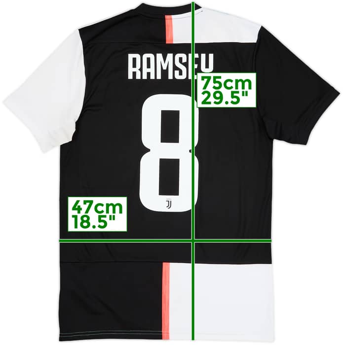 2019-20 Juventus Home Shirt Ramsey #8 - 7/10 - (S)