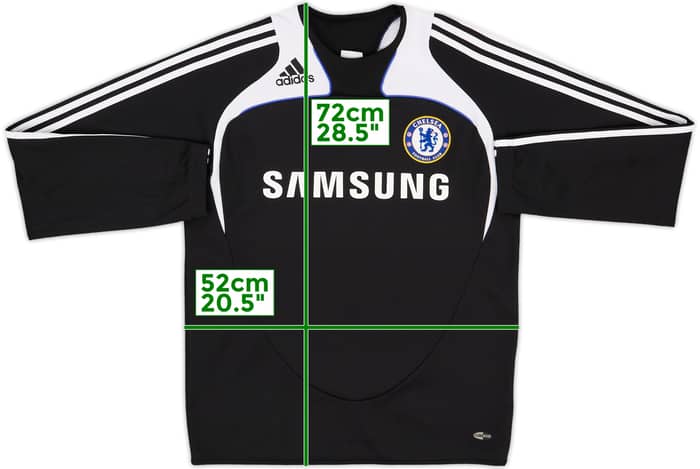 2008-09 Chelsea adidas Sweat Top - 8/10 - (S)