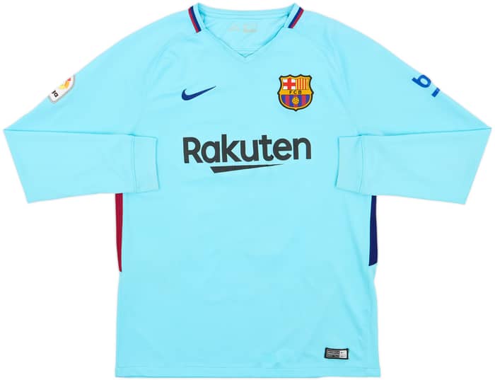 2017-18 Barcelona Away L/S Shirt Neymar Jr #11 - 8/10 - (L)