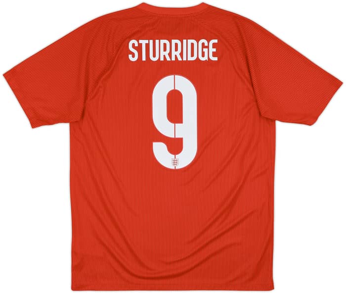 2014-15 England Away Shirt Sturridge #9 - 10/10 - (L)