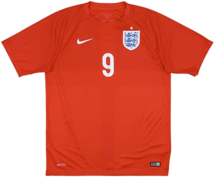 2014-15 England Away Shirt Sturridge #9 - 10/10 - (L)