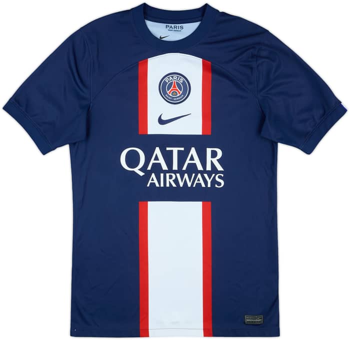 2022-23 Paris Saint-Germain Home Shirt Mbappe #7 - 7/10 - (S)