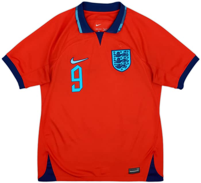 2022-23 England Away Shirt Kane #9 - 9/10 - (S)