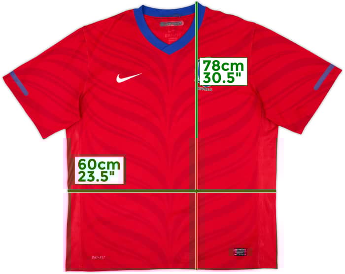 2010-12 South Korea Home Shirt - 8/10 - (XL)