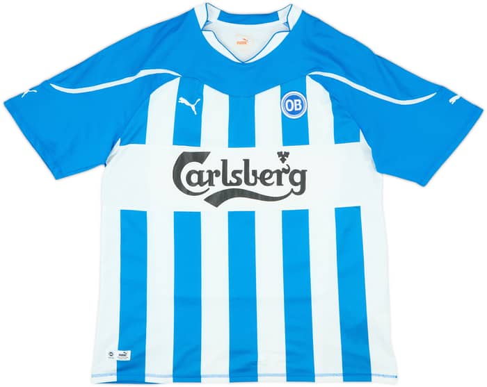 2010-11 Odense Home Shirt - 8/10 - (XL)