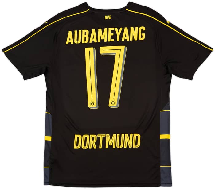2016-17 Borussia Dortmund Away Shirt Aubameyang #17 - 8/10 - (L)
