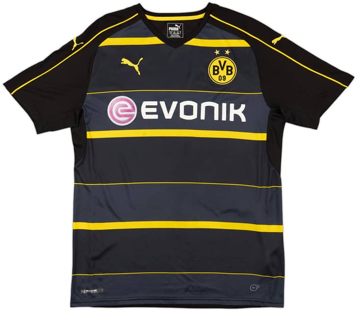 2016-17 Borussia Dortmund Away Shirt Aubameyang #17 - 8/10 - (L)