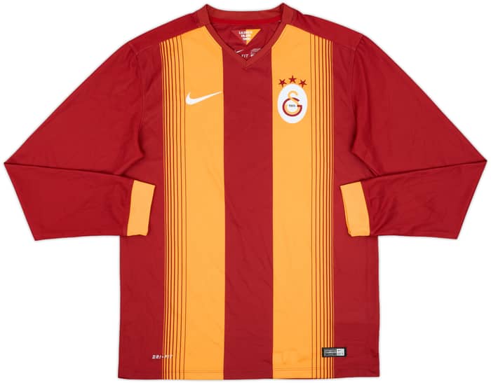 2014-15 Galatasaray Home L/S Shirt - 8/10 - (M)