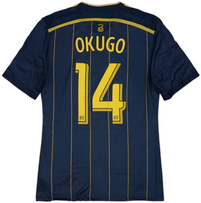 2014-16 Philadelphia Union Authentic Home Shirt Okugo #14 - 8/10 - (L)